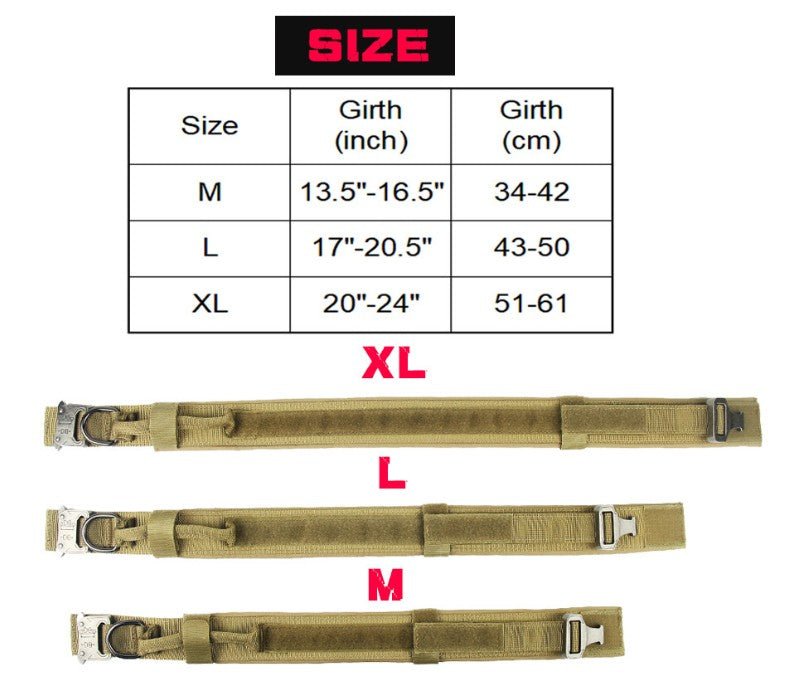 Fast Shipping Durable Military Tactical Dog Collar - WFP Store