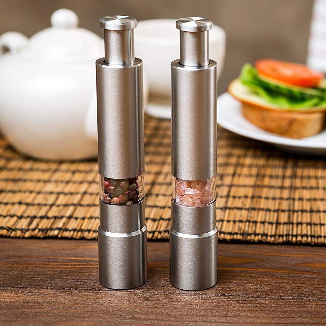 Premium Stainless Steel Salt and Pepper Spice Grinder - WFP Store