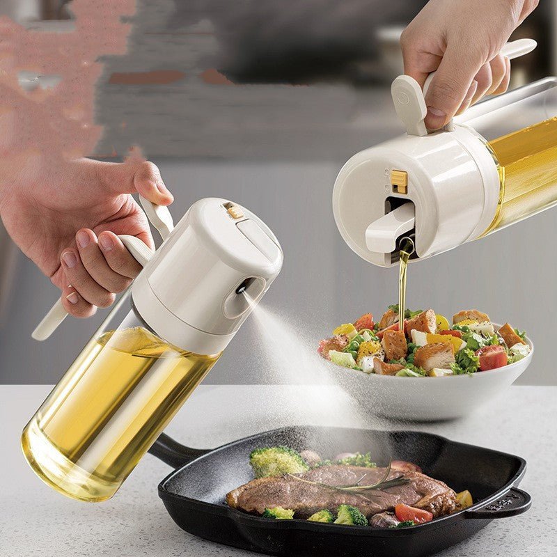 2 In 1 Oil Sprayer Bottle BBQ Cooking Oil Dispenser Olive Oil Pourers - WFP Store