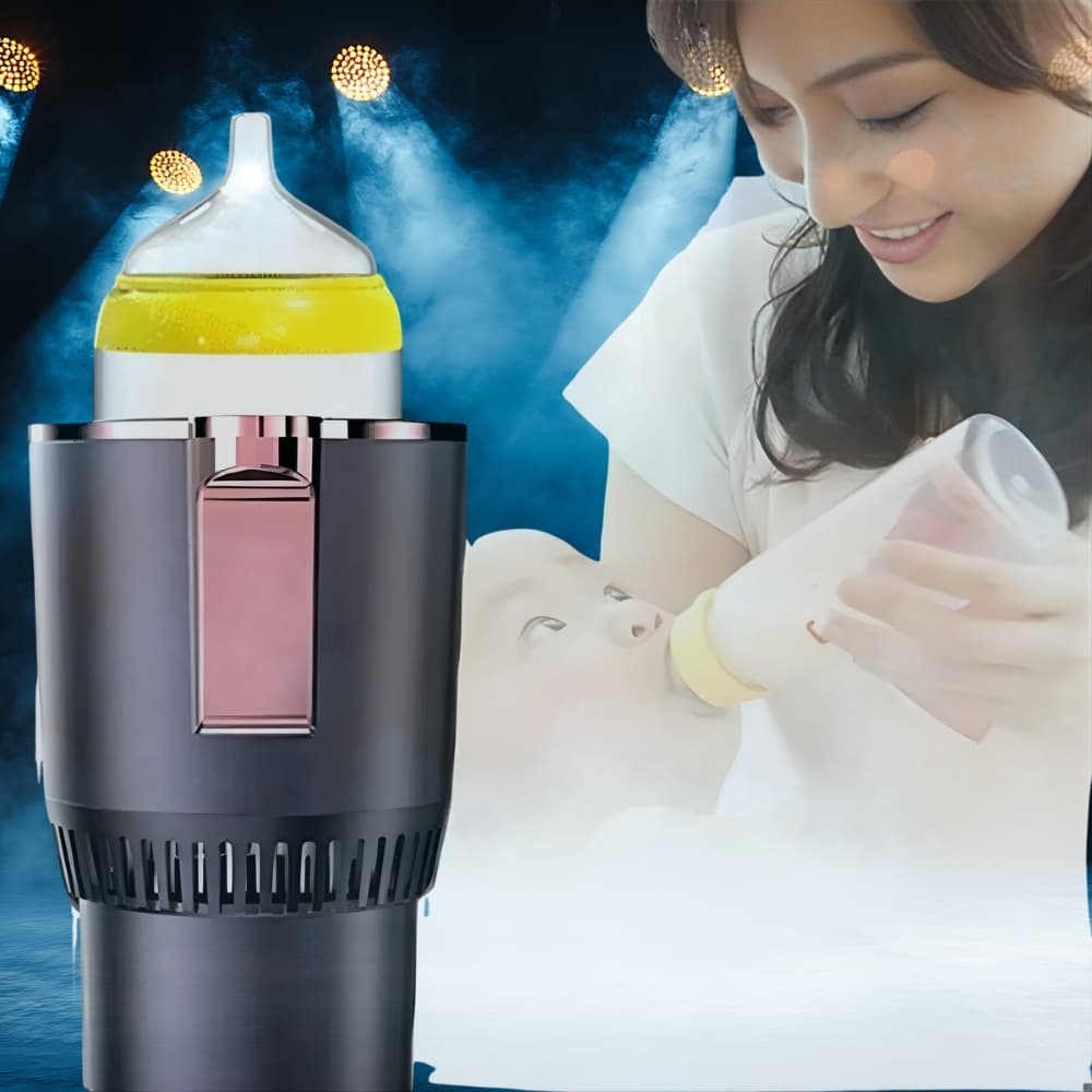 2-in-1 Smart Car Heating & Cooling Cup Digital Temperature Display Fast Drink Cooler & Warmer (12V) - WFP Store