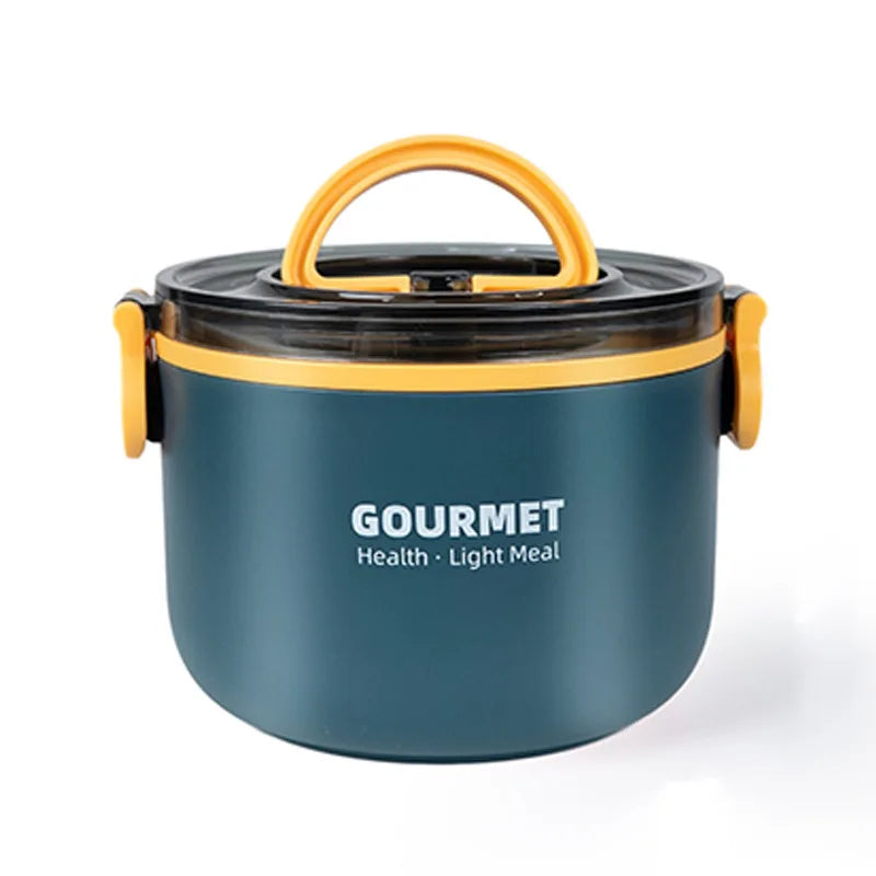 Insulated Stainless Steel Food Thermal Jar Soup Thermos Bento Lunch Box Women Hot Food Container with Drinking Cup
