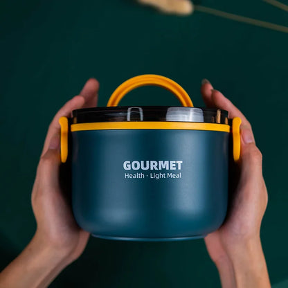 Insulated Stainless Steel Food Thermal Jar Soup Thermos Bento Lunch Box Women Hot Food Container with Drinking Cup