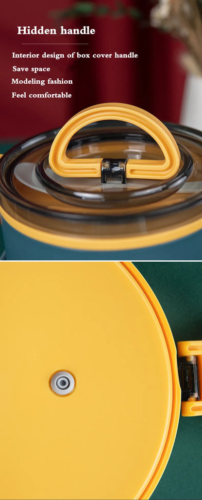 Insulated Stainless Steel Food Thermal Jar Soup Thermos Bento Lunch Box Women Hot Food Container with Drinking Cup