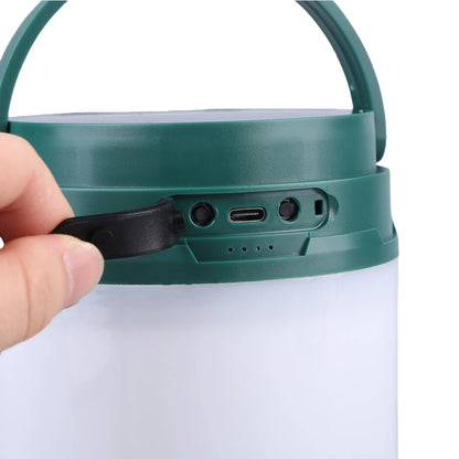 Solar Camping Lantern with String Lights Hanging Tent Light Waterproof Emergency Lamp for Hiking Power Outage Saving Bulb