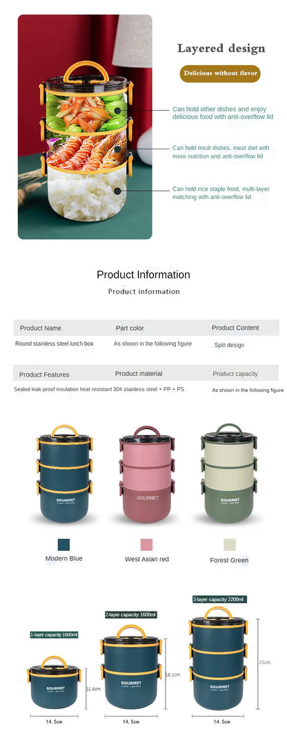 Insulated Stainless Steel Food Thermal Jar Soup Thermos Bento Lunch Box Women Hot Food Container with Drinking Cup