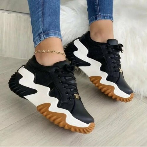 Breathable Women Vulcanized Shoes Casual Platform Sneakers - WFP Store