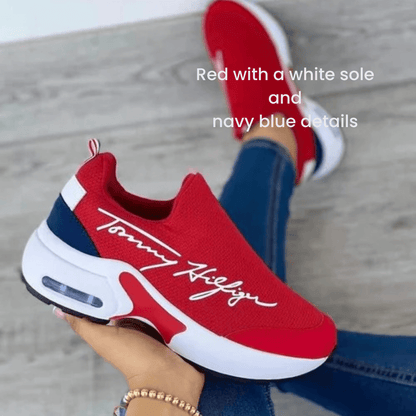 Casual Breathable Wedges Ladies Walking Sneakers Flat Women Shoes - WFP Store