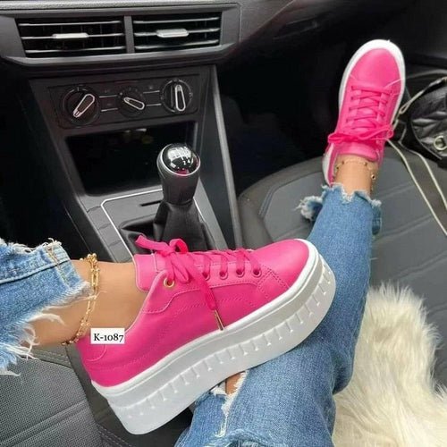 Casual Platform Women's Shoes Flat Womens Sneakers - WFP Store