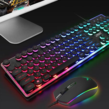 Dragon LED Backlight Gaming USB Wired Keyboard Mouse Set - WFP Store