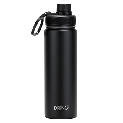 DRINCO® 22oz Stainless Steel Sport Water Bottle - Black - WFP Store