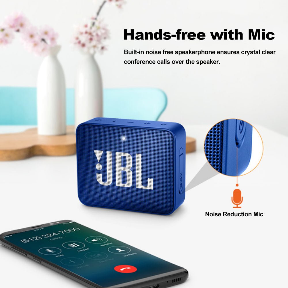 JBL GO 2 Wireless Bluetooth Speaker IPX7 Waterproof With Mic - WFP Store