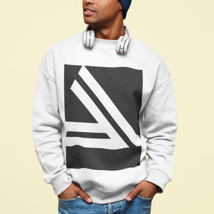 Men's Double Slanted Logo Crewneck Sweatshirt - WFP Store