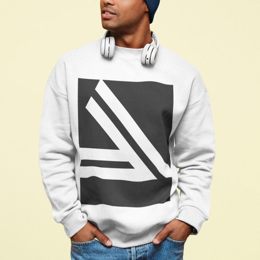 Men's Double Slanted Logo Crewneck Sweatshirt - WFP Store