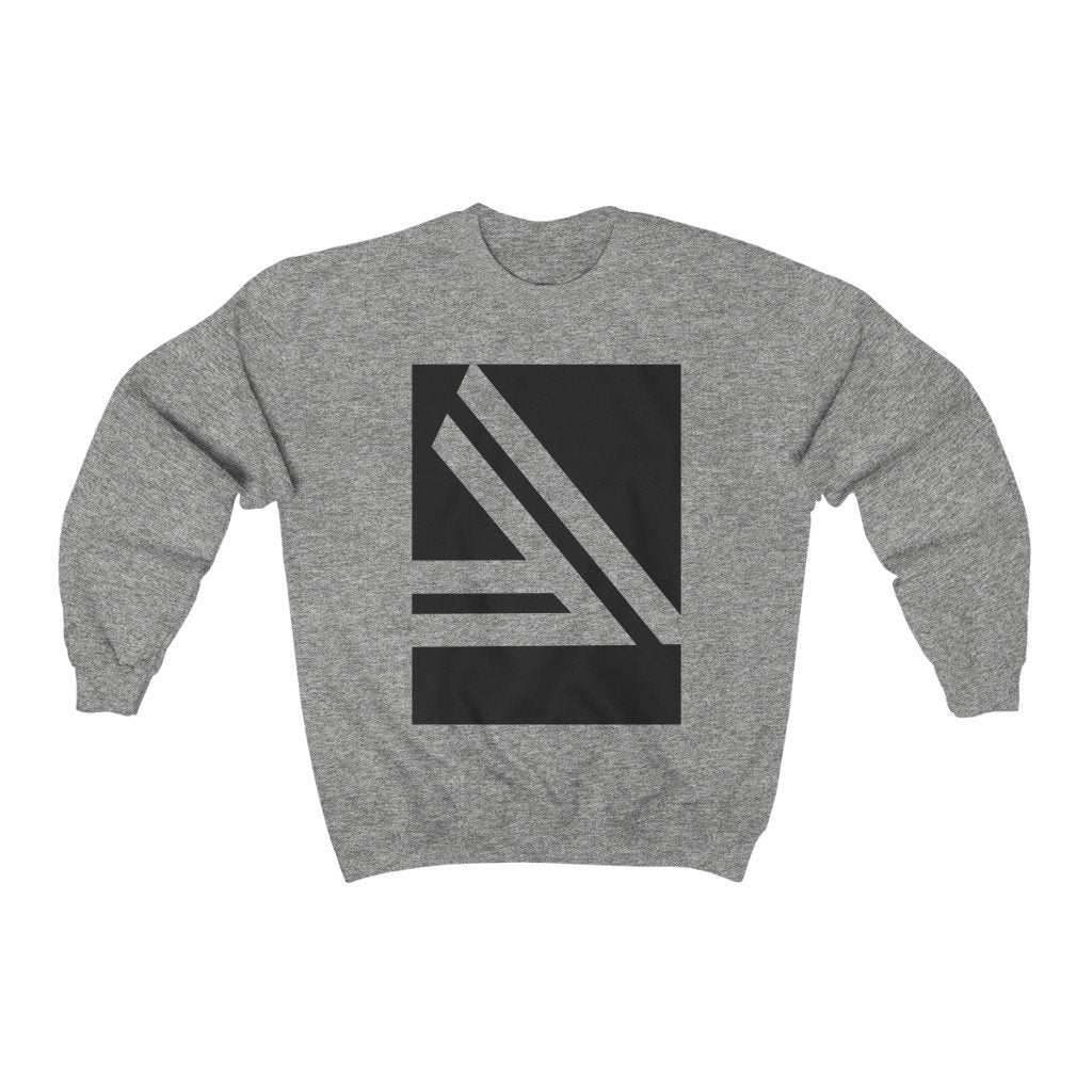 Men's Double Slanted Logo Crewneck Sweatshirt - WFP Store