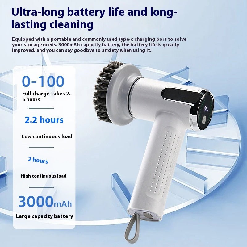 Multifunctional Smart Display Electric Cleaning Brush Wireless Kitchen - WFP Store