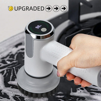 Multifunctional Smart Display Electric Cleaning Brush Wireless Kitchen - WFP Store