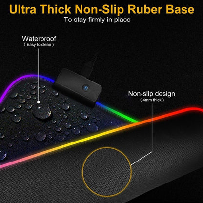 Ninja Dragons RGB Gaming 1 Touch Light Up Mouse Pad - Large Size - WFP Store
