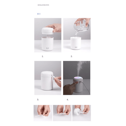 Portable Air Humidifier Aroma Essential Oil Diffuser for Car Home - WFP Store