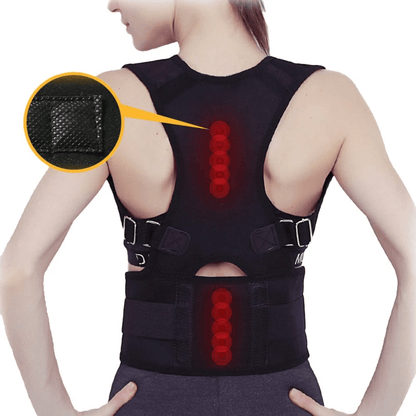 Posture Corrector Support Magnetic Back Shoulder Brace Belt Band For - WFP Store