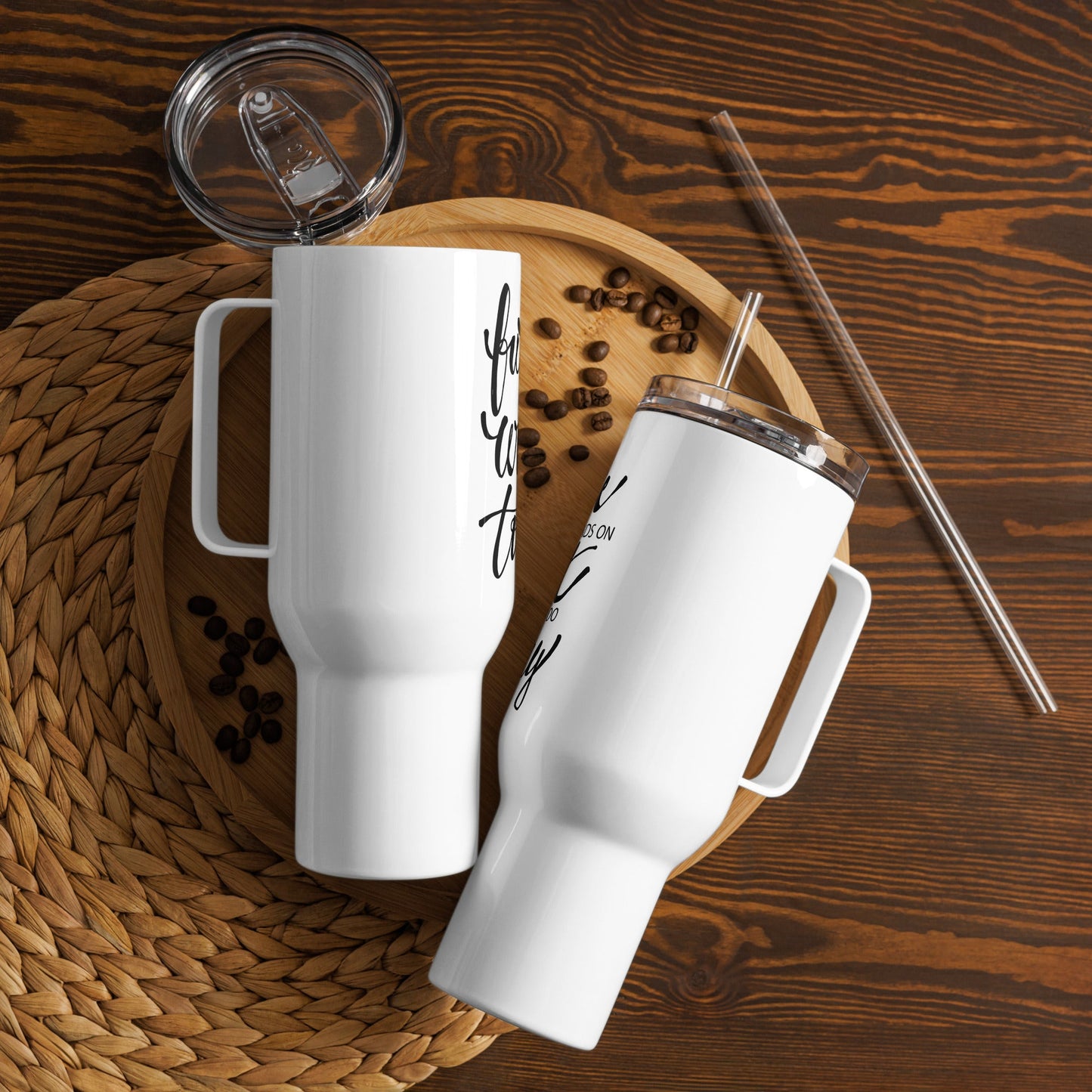 Travel mug with a handle - WFP Store